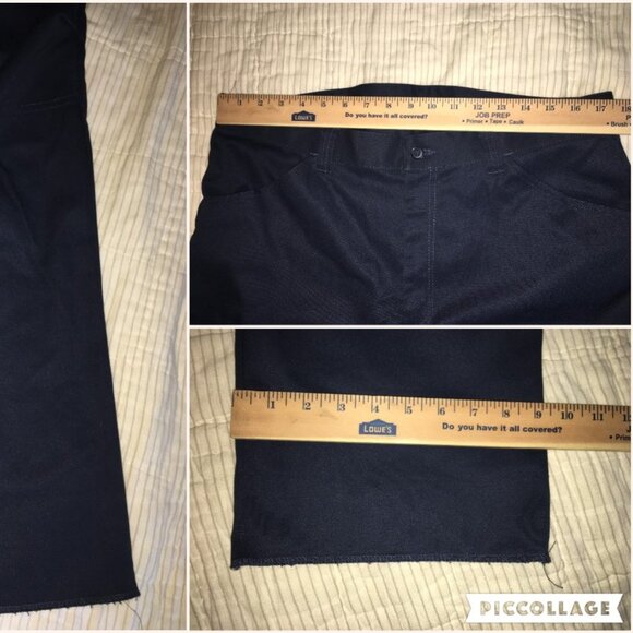 Doc & Amelia by Cintas Pants AT&T dark navy Size 36x38 (unhemmed) - Picture 2 of 14